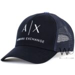 Armani Exchange AX Trucker Navy Blue Cap | Watches Prime Armani Exchange AX Trucker Navy Blue Cap | Watches Prime