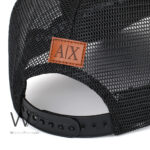 Armani Exchange AX Trucker Mesh Black Cap | Watches Prime Armani Exchange AX Trucker Mesh Black Cap | Watches Prime