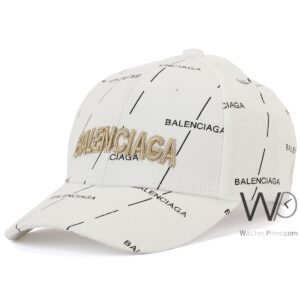 balenciaga baseball cap white color cotton hat men