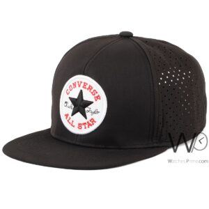 converse all star snapback hip hop cap black color cotton hat for men