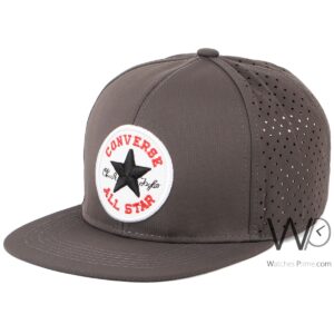 converse all star snapback hip hop cap gray color cotton hat for men