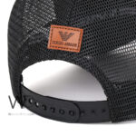 Giorgio Armani Trucker Mesh Black Gray Cap | واتشز برايم Giorgio Armani Trucker Mesh Black Gray Cap | واتشز برايم