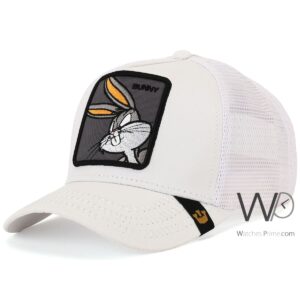 goorin bros bunny trucker mesh cap white color cotton hat for men