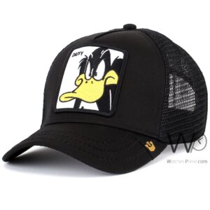 goorin bros daffy trucker mesh cap black color cotton hat for men