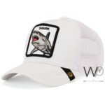 Goorin Bros Shark Trucker Mesh White Cap | Watches Prime