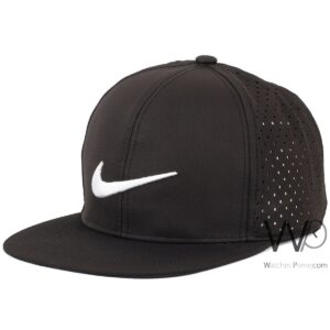 nike snapback hip hop cap black color cotton men hat