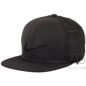 nike snapback hip hop cap black color cotton mens hat
