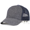 philipp plein trucker mesh cap navy blue color cotton hat for men pp