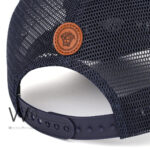 Versace Trucker Mesh Navy Blue Cap | Watches Prime
