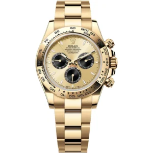 126508 0006 rolex watch oyster perpetual superlative chronometer officially certified men gold dial metal golden strap automatic analog sweeping hands cosmograph daytona