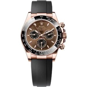 126515ln 0010 rolex watch oyster perpetual superlative chronometer officially certified men coffee dial rubber black strap automatic analog cosmograph daytona