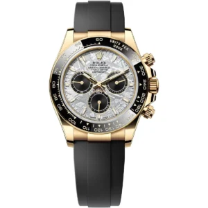 126518ln 0016 rolex watch oyster perpetual superlative chronometer officially certified men white dial rubber black strap automatic analog cosmograph daytona