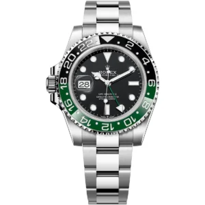 126720vtnr 0001 rolex watch oyster perpetual date superlative chronometer officially certified men black dial metal silver strap automatic analog gmt master ii