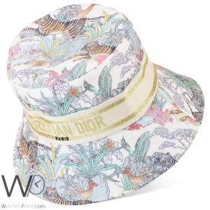 christian dior style jungle bucket hat