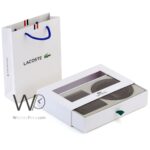 Black Lacoste Wallet And Belt For Men Buckle Gift Set | Watches Prime