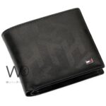 Tommy Hilfiger Wallet For Men Black Genuine Leather Patterned | Watches Prime Tommy Hilfiger Wallet For Men Black Genuine Leather Patterned | Watches Prime