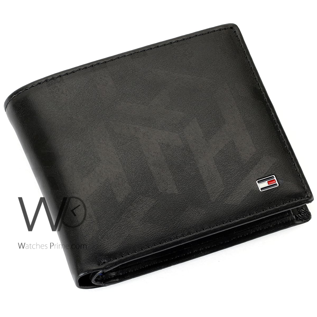 Tommy Hilfiger Wallet For Men Black Genuine Leather Patterned | Watches Prime Tommy Hilfiger Wallet For Men Black Genuine Leather Patterned | Watches Prime