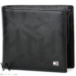 Tommy Hilfiger Wallet For Men Black Genuine Leather Patterned | Watches Prime Tommy Hilfiger Wallet For Men Black Genuine Leather Patterned | Watches Prime