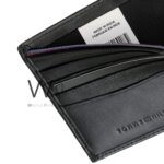 Tommy Hilfiger Wallet For Men Black Genuine Leather Patterned | Watches Prime Tommy Hilfiger Wallet For Men Black Genuine Leather Patterned | Watches Prime