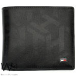 Tommy Hilfiger Wallet For Men Black Genuine Leather Patterned | Watches Prime Tommy Hilfiger Wallet For Men Black Genuine Leather Patterned | Watches Prime