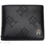 Tommy Hilfiger Wallet Men Black Genuine Leather Patterned Th | Watches Prime Tommy Hilfiger Wallet Men Black Genuine Leather Patterned Th | Watches Prime