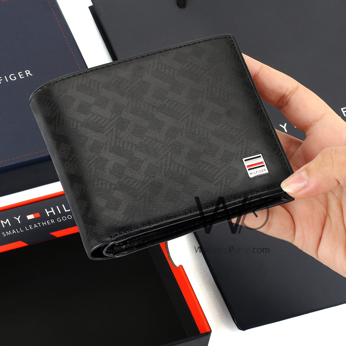 Tommy Hilfiger Wallet Men Black Genuine Leather Patterned | Watches Prime Tommy Hilfiger Wallet Men Black Genuine Leather Patterned | Watches Prime