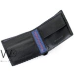Tommy Hilfiger Wallet Men Black Genuine Leather Printed | Watches Prime