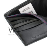 Tommy Hilfiger Wallet Men Black Genuine Leather Printed | Watches Prime