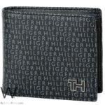 Tommy Hilfiger Wallet Men Black Genuine Leather Printed | Watches Prime