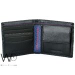 Tommy Hilfiger Wallet Men Black Genuine Leather Printed | Watches Prime