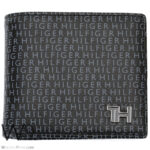 Tommy Hilfiger Wallet Men Black Genuine Leather Printed | Watches Prime