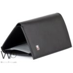 Tommy Hilfiger Wallet Men Black Genuine Leather Slim Trifold | Watches Prime