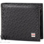 Tommy Hilfiger Wallet Men Black Genuine Leather Th Patterned | Watches Prime Tommy Hilfiger Wallet Men Black Genuine Leather Th Patterned | Watches Prime