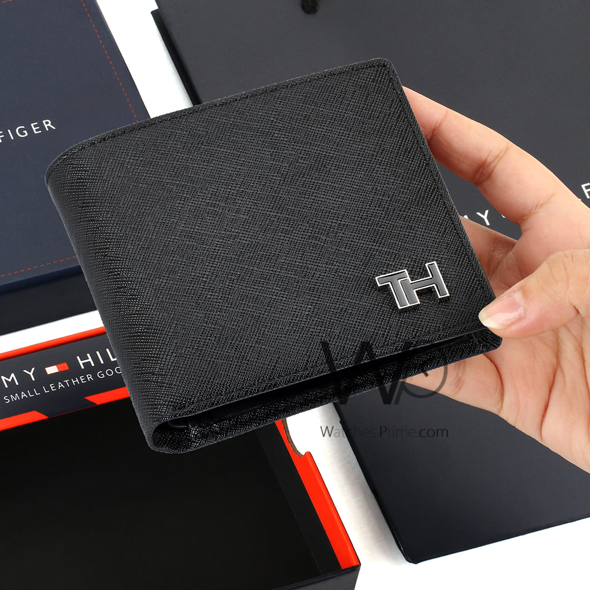 Tommy Hilfiger Wallet Men Black Genuine Leather Th | Watches Prime Tommy Hilfiger Wallet Men Black Genuine Leather Th | Watches Prime