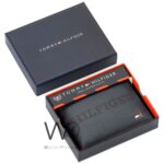 Tommy Hilfiger Wallet Men Navy Blue Genuine Leather | Watches Prime