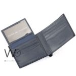 Tommy Hilfiger Wallet Men Navy Blue Genuine Leather | Watches Prime