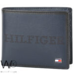 Tommy Hilfiger Wallet Men Navy Blue Genuine Leather | Watches Prime
