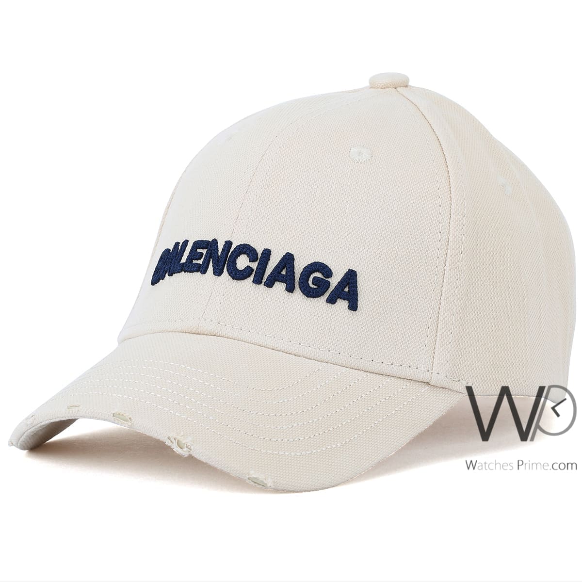 BALENCIAGA ホワイト ロゴキャップ Balenciaga Men's Logo Cap in White Balenciaga