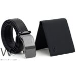Black Lacoste Wallet And Belt For Men Buckle Gift Set | Watches Prime Black Lacoste Wallet And Belt For Men Buckle Gift Set | Watches Prime