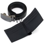 Black Lacoste Wallet And Belt For Men Buckle Gift Set | Watches Prime Black Lacoste Wallet And Belt For Men Buckle Gift Set | Watches Prime