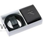 Black Calvin Klein Wallet And Belt For Men Ck Buckle Gift Set | Watches Prime Black Calvin Klein Wallet And Belt For Men Ck Buckle Gift Set | Watches Prime