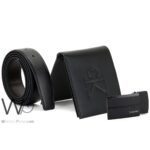 Black Calvin Klein Wallet And Belt For Men Ck Buckle Gift Set | Watches Prime Black Calvin Klein Wallet And Belt For Men Ck Buckle Gift Set | Watches Prime