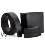 Black Calvin Klein Wallet And Belt For Men Ck Buckle Gift Set | Watches Prime Black Calvin Klein Wallet And Belt For Men Ck Buckle Gift Set | Watches Prime