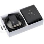Black Calvin Klein Wallet And Belt For Men Ck Buckle Gift Set | Watches Prime Black Calvin Klein Wallet And Belt For Men Ck Buckle Gift Set | Watches Prime
