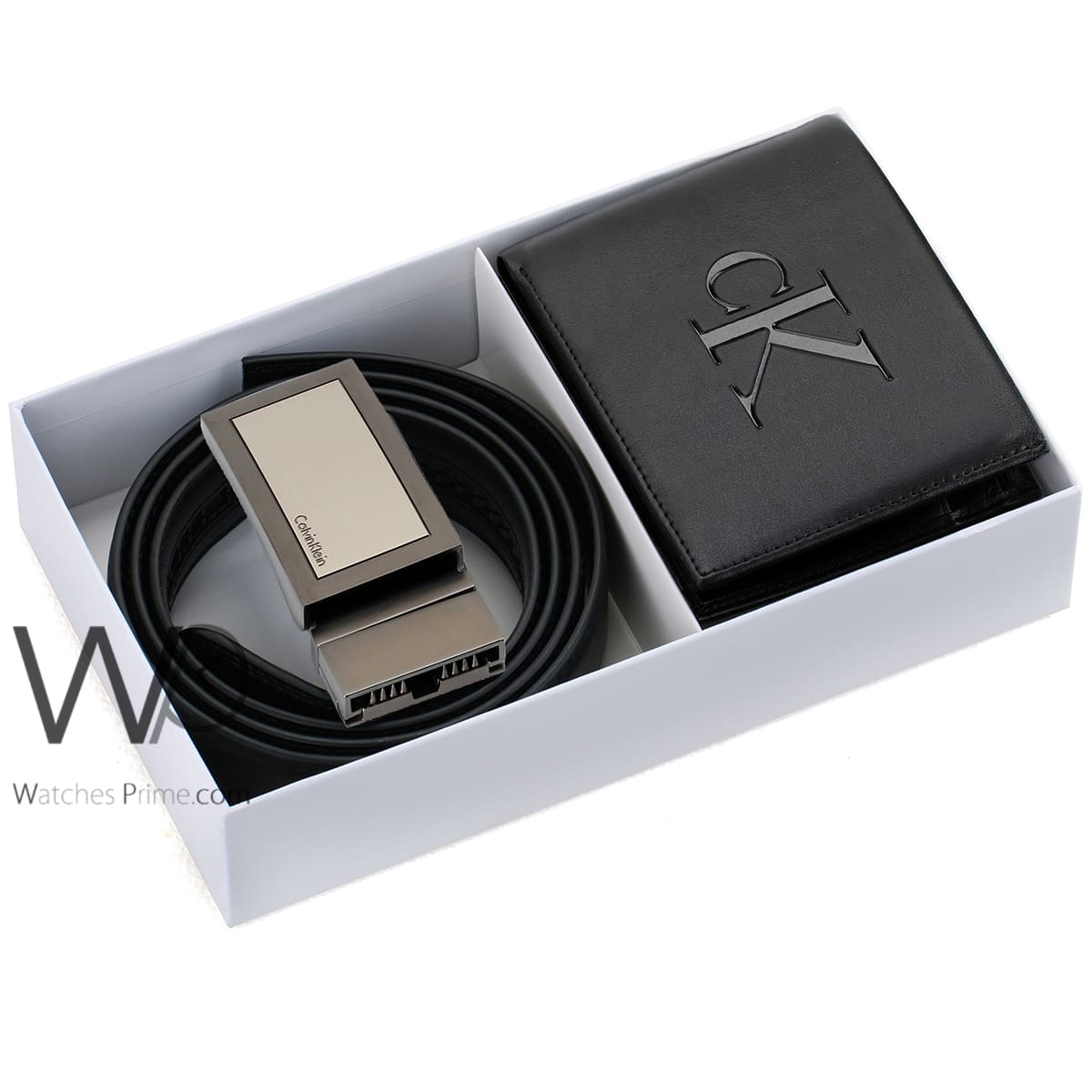 Black Calvin Klein Wallet And Belt For Men Ck Buckle Gift Set | Watches Prime Black Calvin Klein Wallet And Belt For Men Ck Buckle Gift Set | Watches Prime