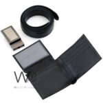 Black Calvin Klein Wallet And Belt For Men Ck Buckle Gift Set | Watches Prime Black Calvin Klein Wallet And Belt For Men Ck Buckle Gift Set | Watches Prime
