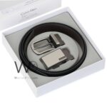 Calvin Klein For Men Black 2 Buckles Gray Double Face Belt Leather Ck Gift Box | Watches Prime Calvin Klein For Men Black 2 Buckles Gray Double Face Belt Leather Ck Gift Box | Watches Prime