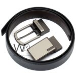 Calvin Klein For Men Black 2 Buckles Gray Double Face Belt Leather Ck Gift Box | Watches Prime Calvin Klein For Men Black 2 Buckles Gray Double Face Belt Leather Ck Gift Box | Watches Prime