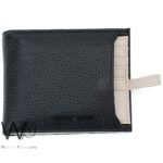 Emporio Armani Men Black Wallet Card Holder Beige Genuine Leather | Watches Prime Emporio Armani Men Black Wallet Card Holder Beige Genuine Leather | Watches Prime