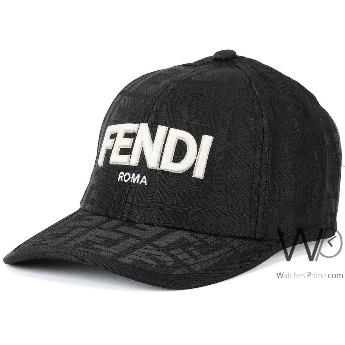 Fendi Baseball Cotton Cap Black For Men | Watches Prime Fendi Baseball Cotton Cap Black For Men | Watches Prime
